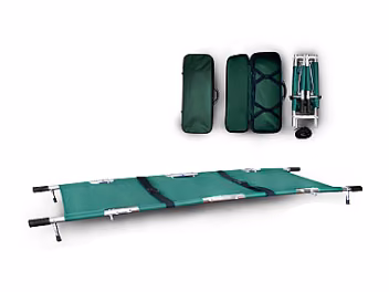 Stretcher with carrying case