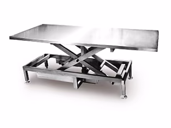 Electric embalming table