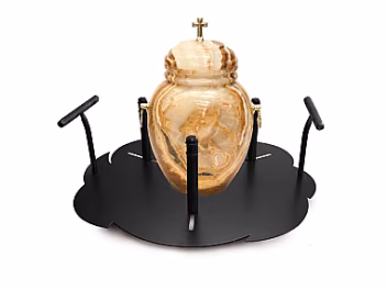 Black urn carrier